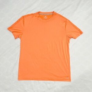 Etonic Orange Athletic Athleisure Lightweight Short Sleeve Workout Shirt